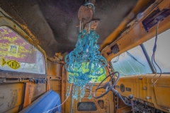 Interior of Louie's Truck